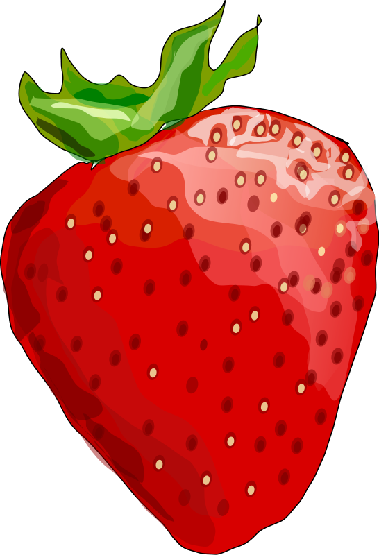 Strawberry rendered PNG