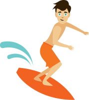 Серфинг PNG