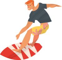 Tabla de surf PNG