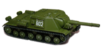 SU152 tank PNG image, armored tank