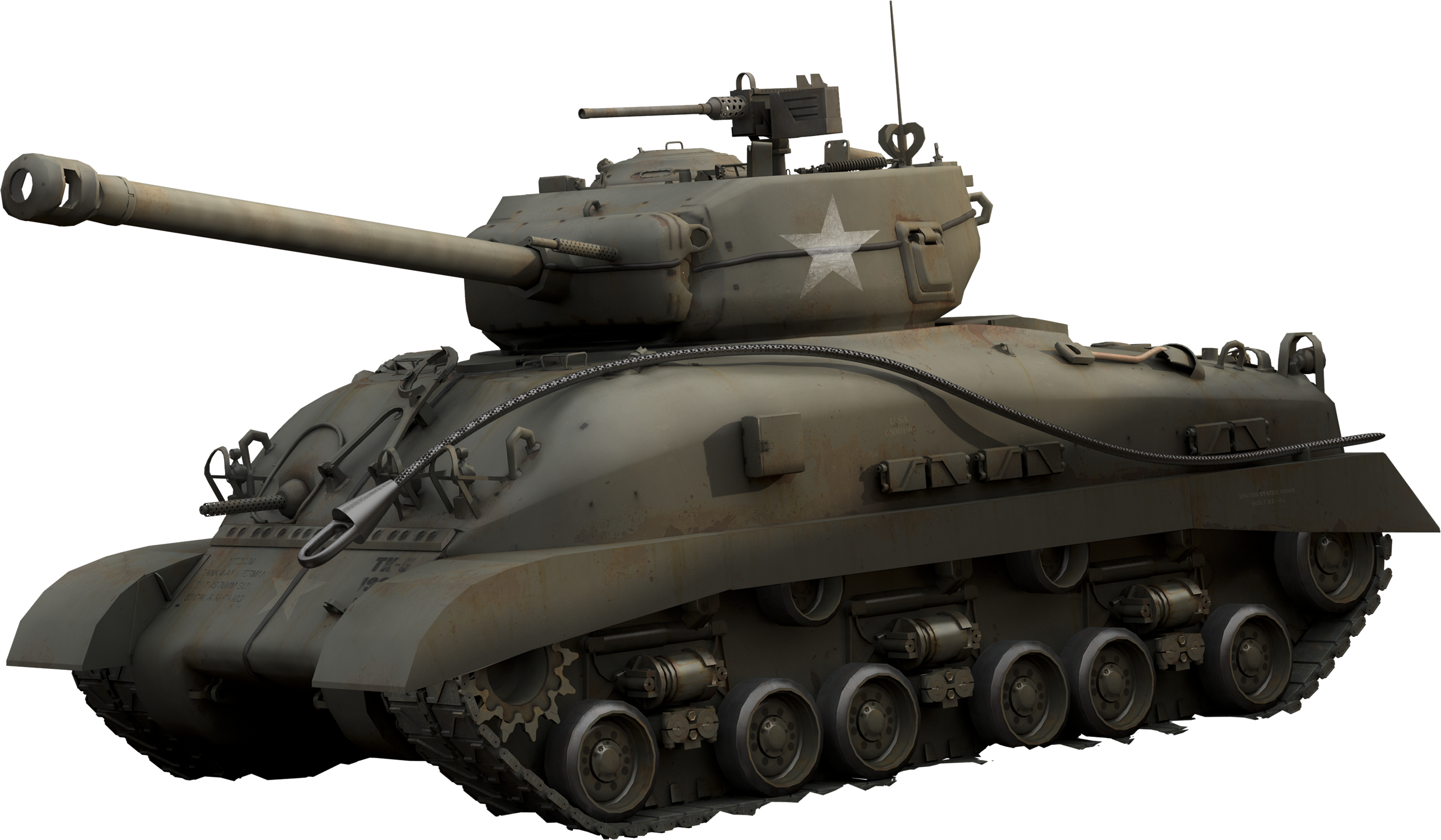 US tank PNG image, armored tank