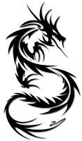 Татуировка дракон PNG фото