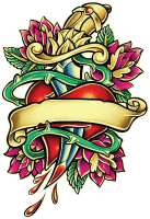 Colorful tattoo PNG