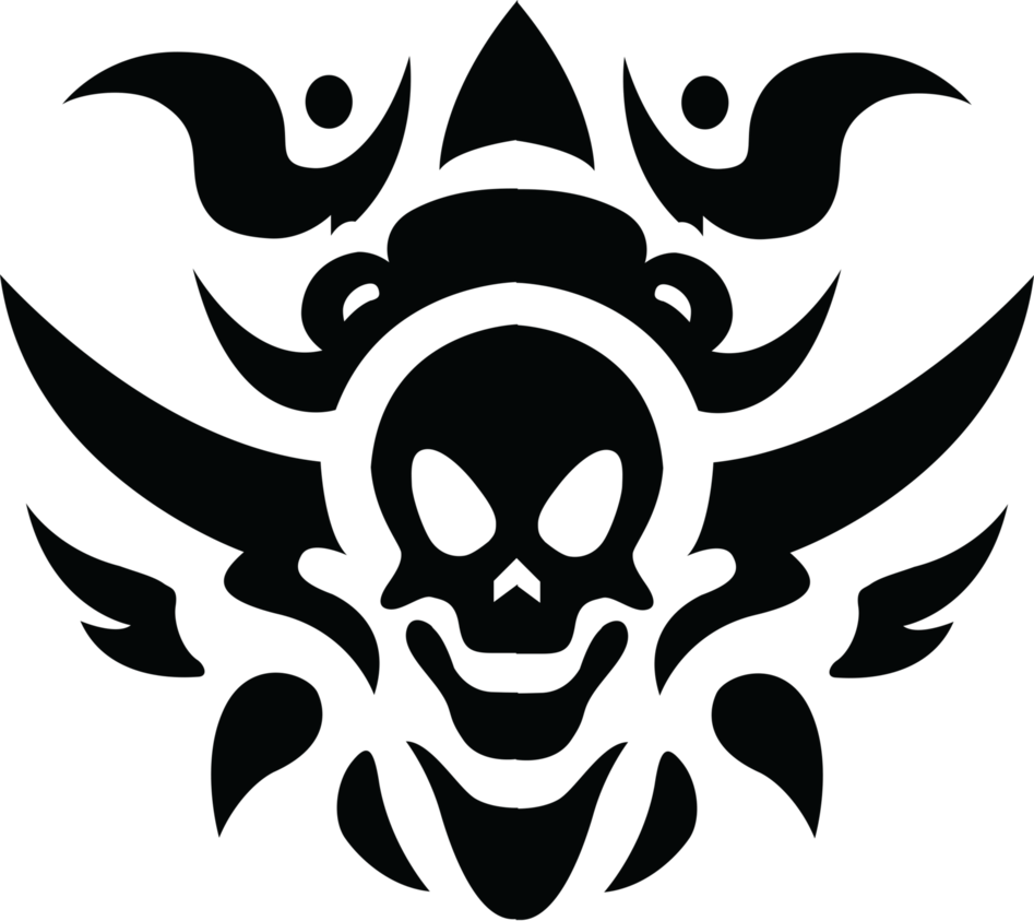 Black tattoo PNG transparent image download, size: 947x843px