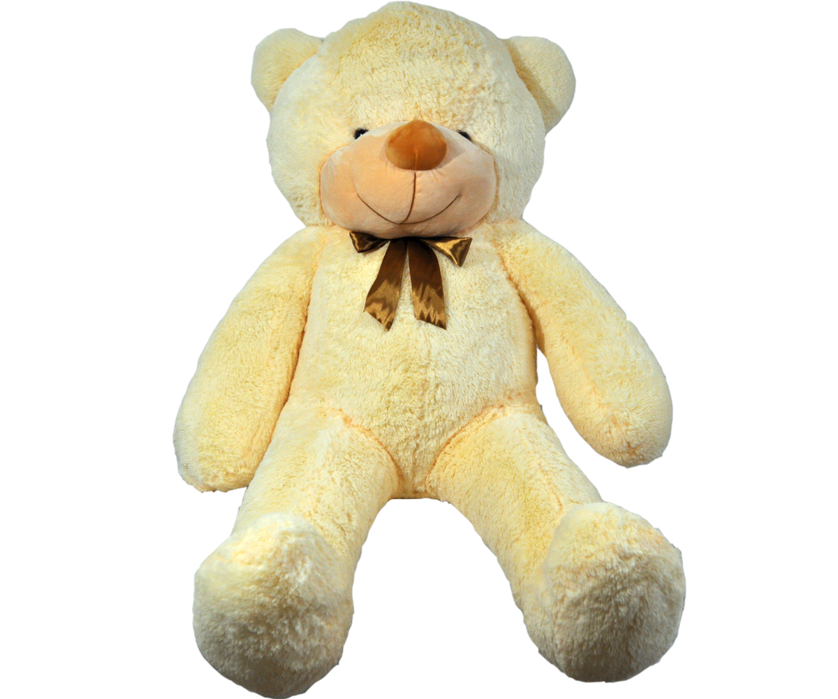 white and yellow teddy bear