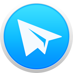 Telegram logotipo PNG 