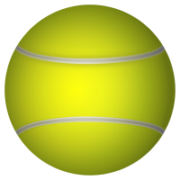Tennis ball PNG image