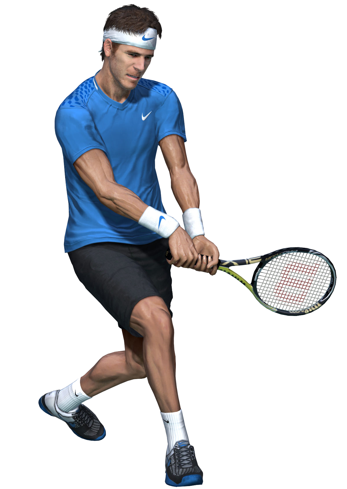 Tennis player man PNG image