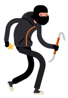 Thief, robber PNG