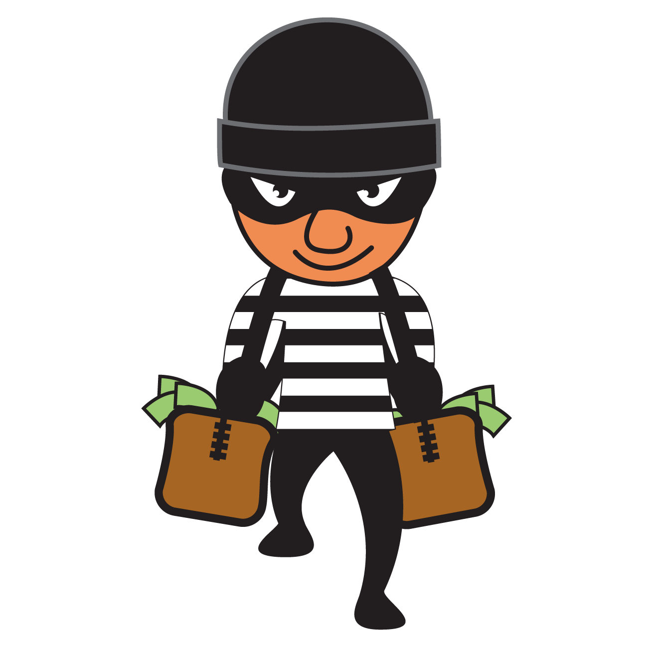 Thief, robber PNG transparent image download, size 1300x1300px