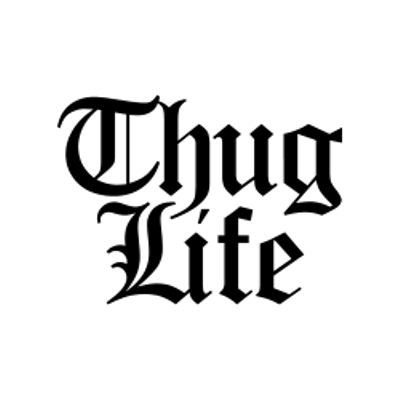 Thug life title PNG