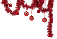 Christmas tinsel PNG