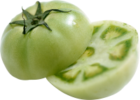 Green cutted tomato PNG
