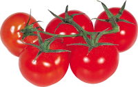 5 tomatoes PNG