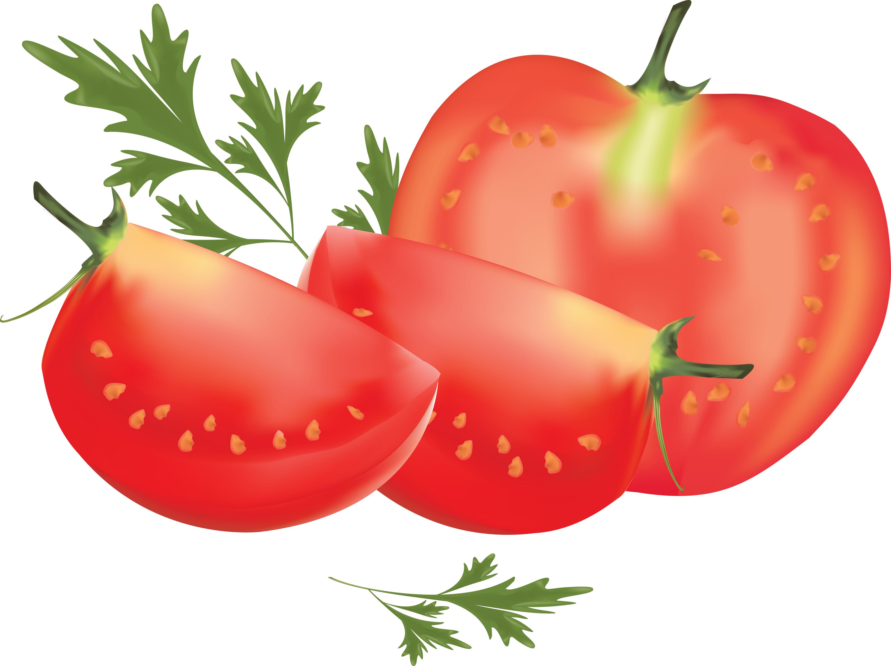 Cutted tomato PNG