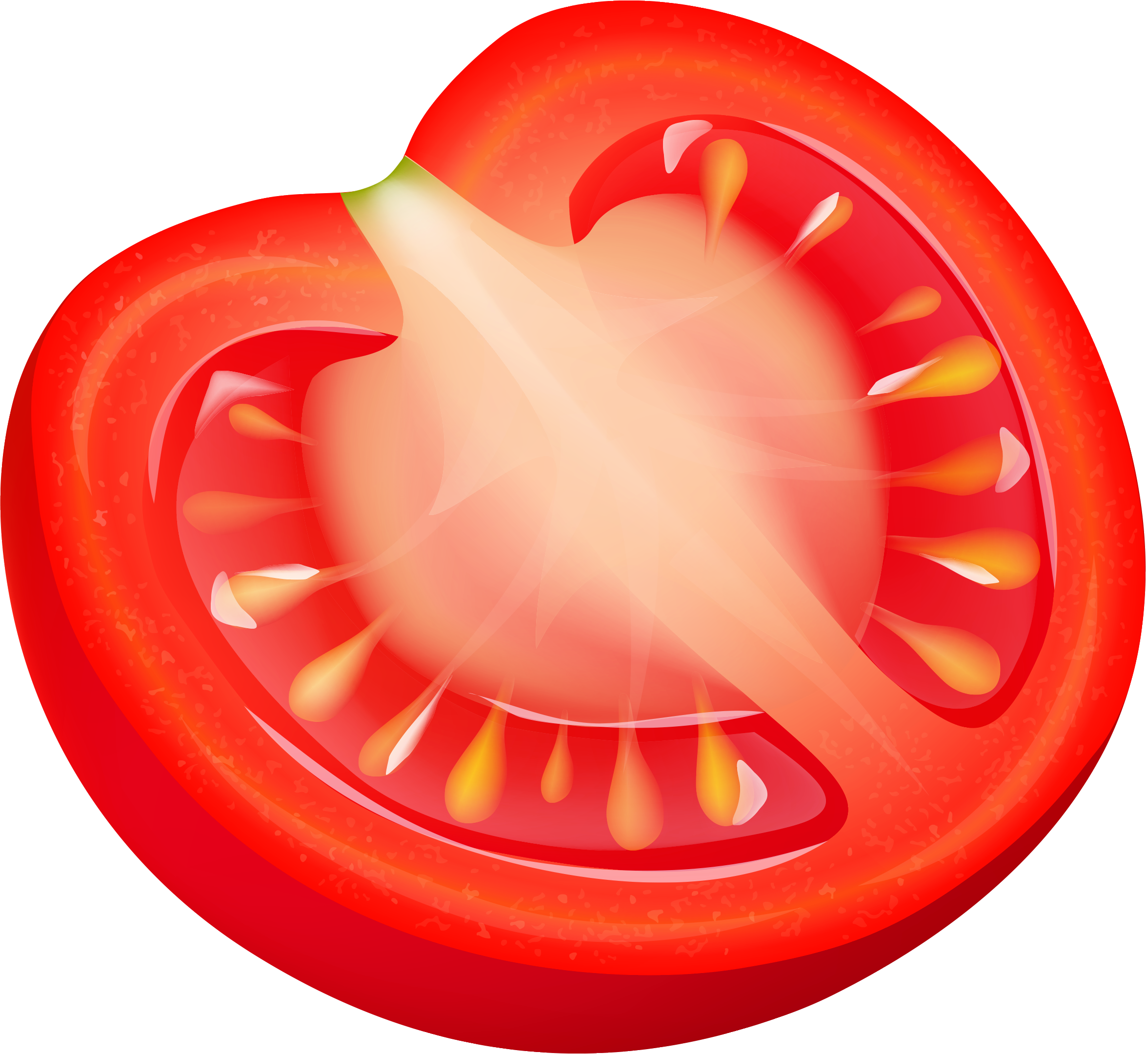 Cut tomato PNG