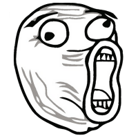 Coolface trollface meme high quality Royalty Free Vector