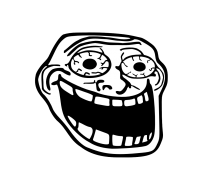 Trollface PNG transparent image download, size: 894x894px