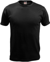 Black T-shirt PNG image