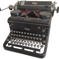 Máquina de escribir PNG