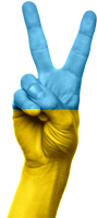 Ukraine peace hand PNG
