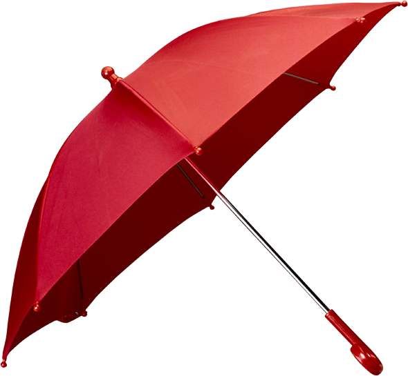 Зонтик раскрылся. Зонтик. Красный зонт. Красный зонт на белом фоне. Раскрытый зонтик.