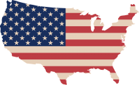 USA map PNG