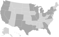 США карта PNG