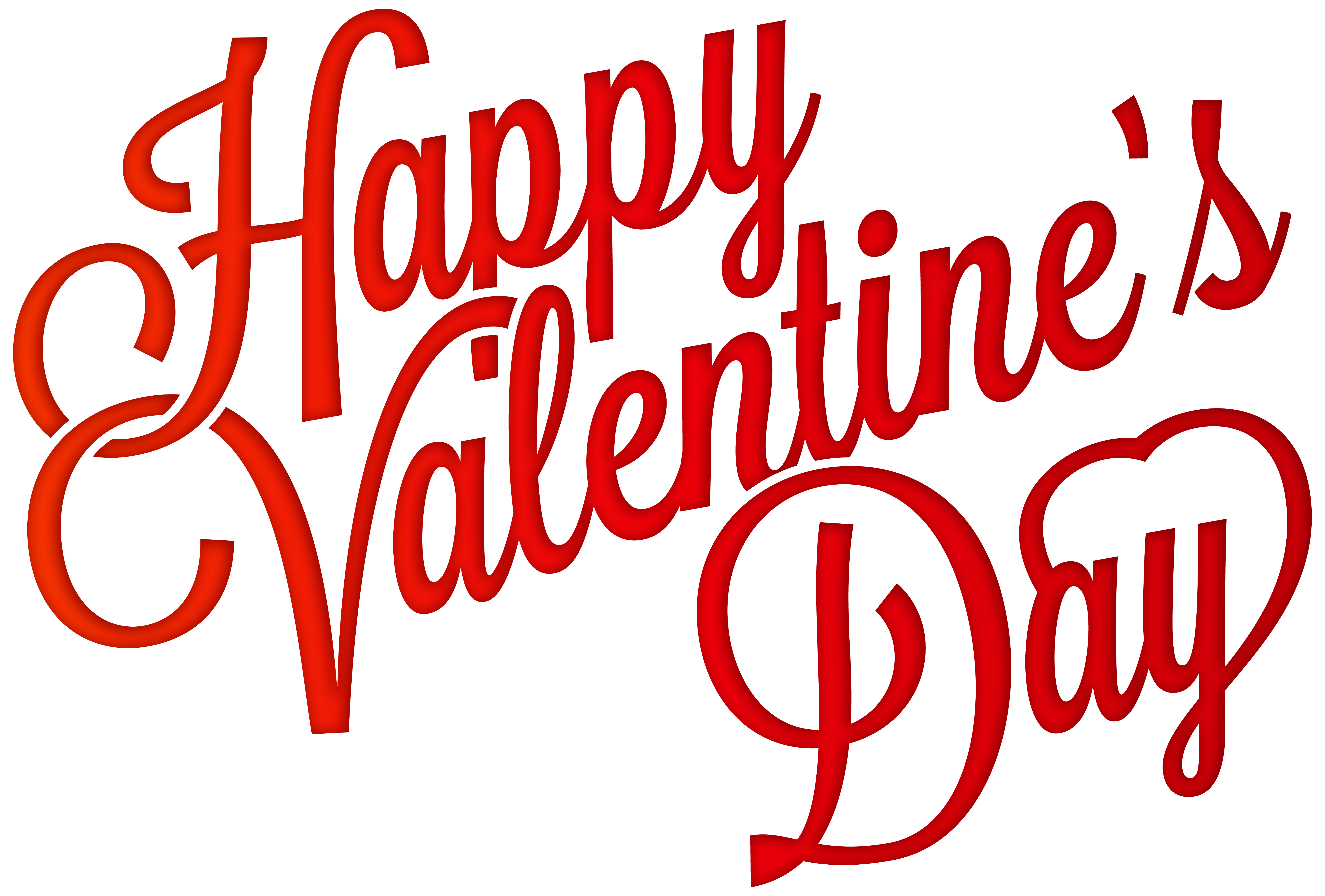 Happy Valentines Day PNG Transparent Image Download Size 5864x3968px