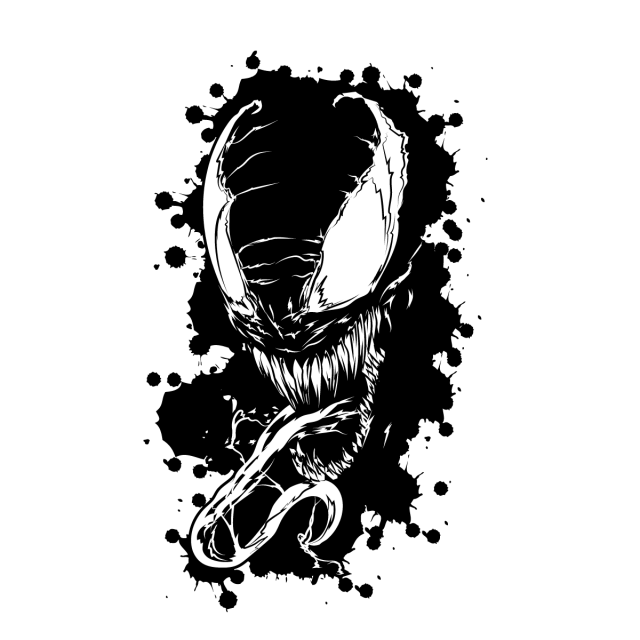 Venom head sign PNG