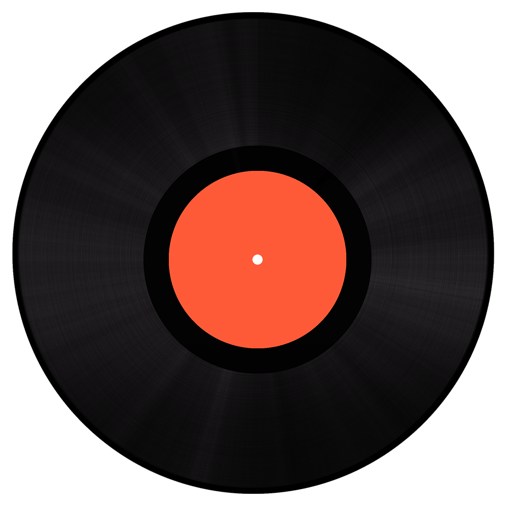 Vinyl record PNG transparent image download, size 1000x1000px