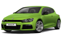 Green Volkswagen Scirocco PNG car image
