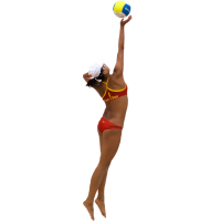 Волейбол девушка PNG