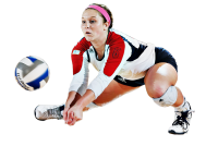 Volleyball player PNG
