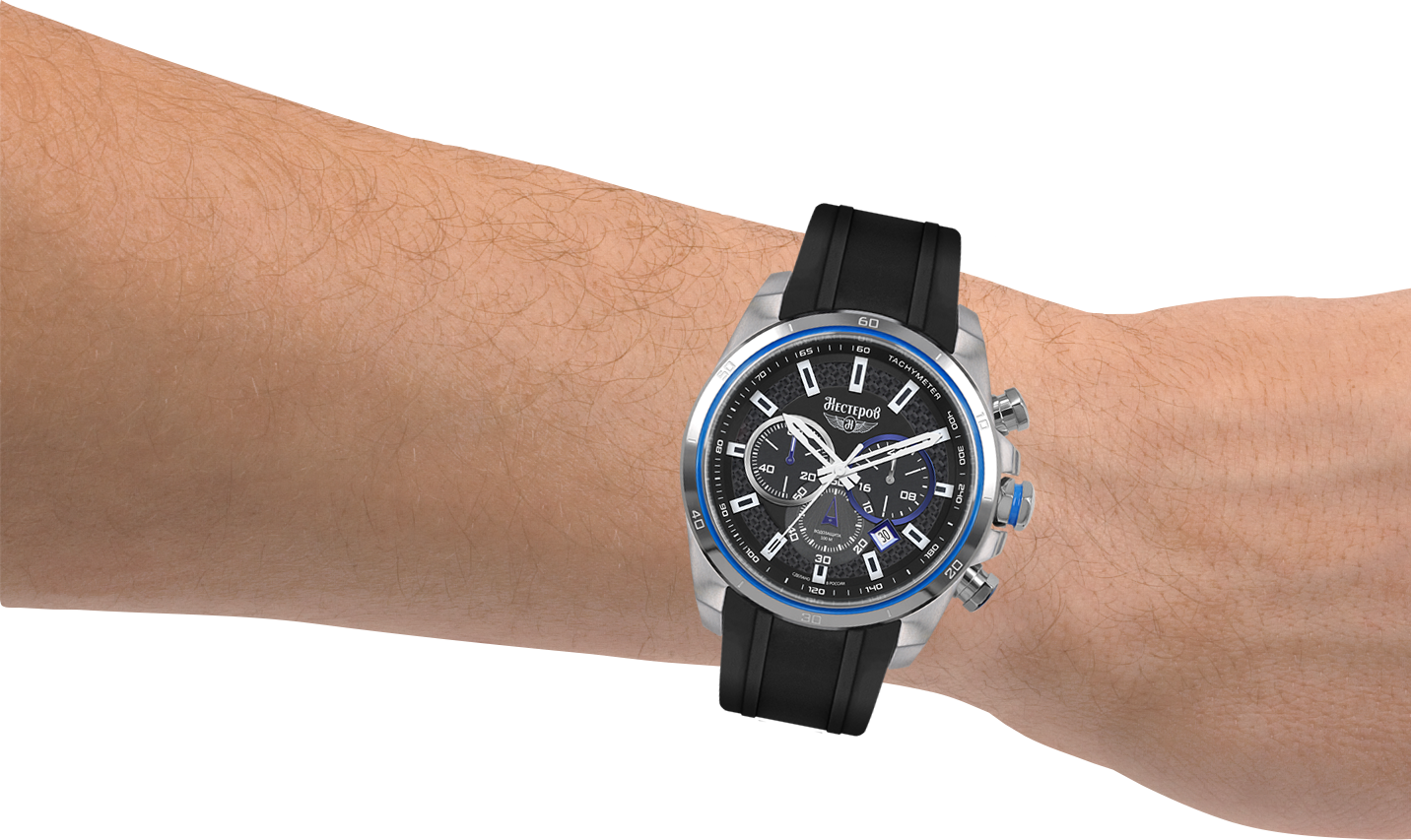 watches on hand PNG image
