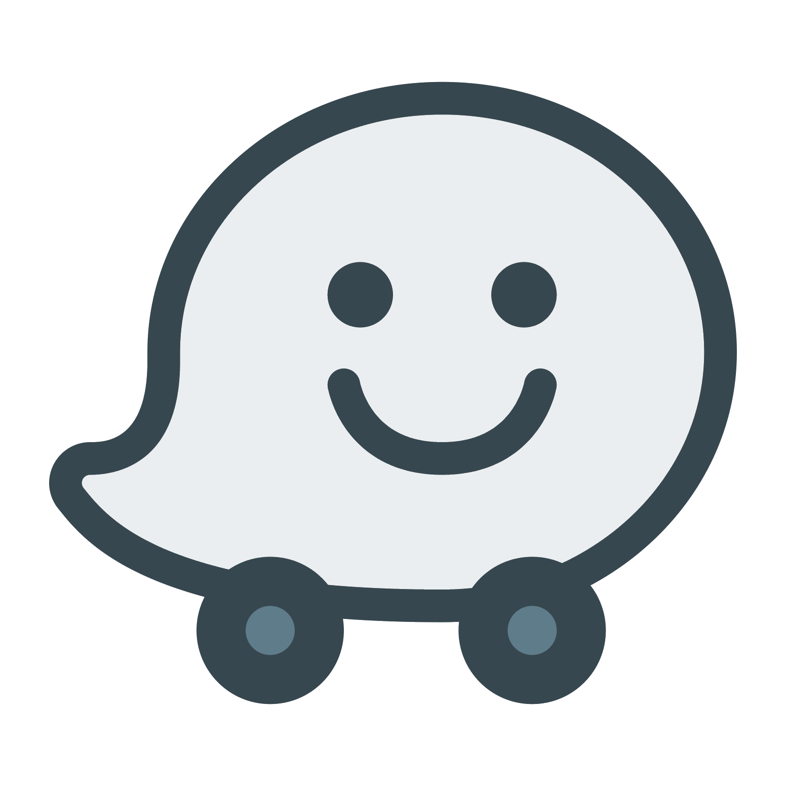 Waze PNG logo transparent image download, size: 1600x1600px