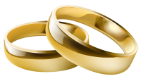 Wedding rings PNG
