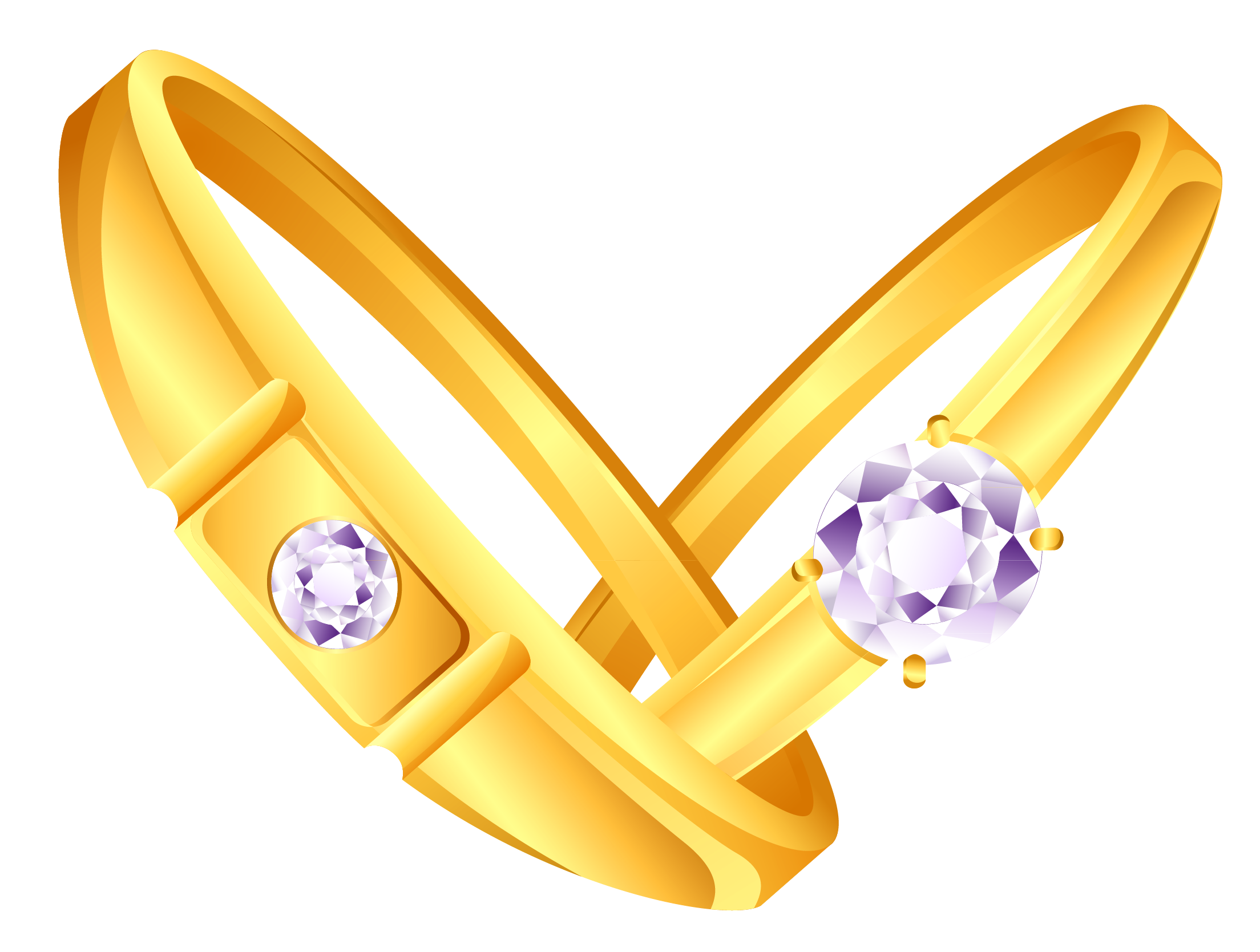 Wedding rings PNG