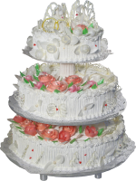 Свадебный торт PNG