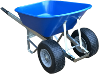 blue wheelbarrow PNG