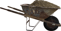 old wheelbarrow PNG