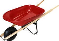 red wheelbarrow PNG