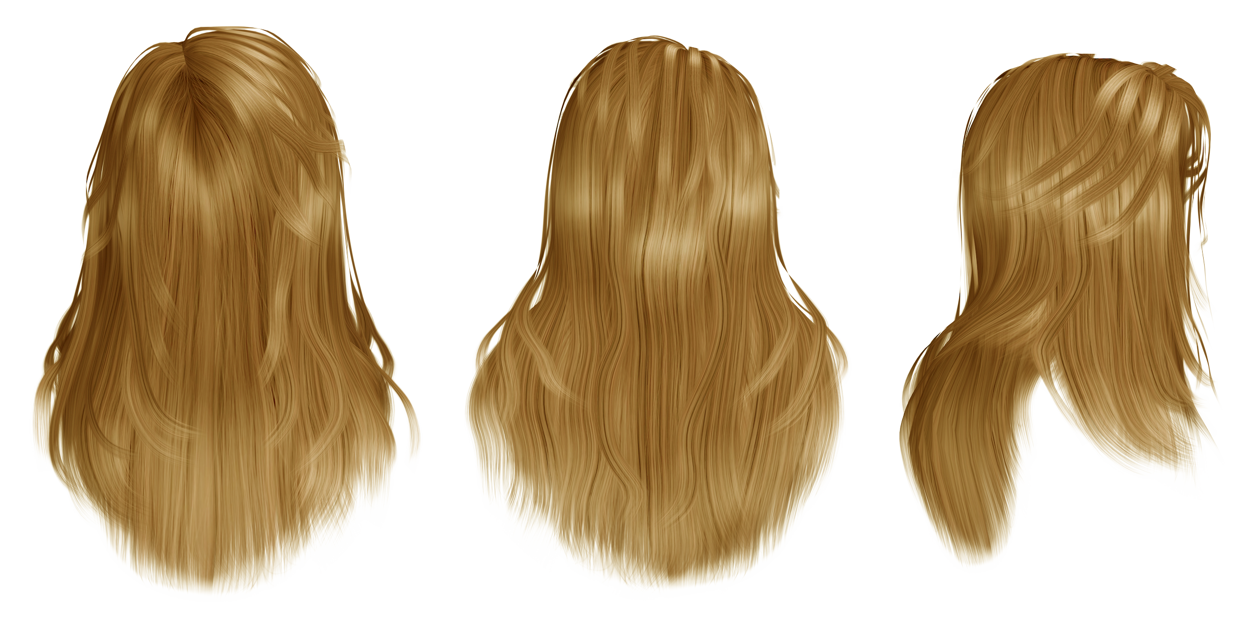 Hair wig PNG