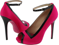 Pink women shoes PNG image