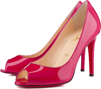 Pink women shoes PNG image