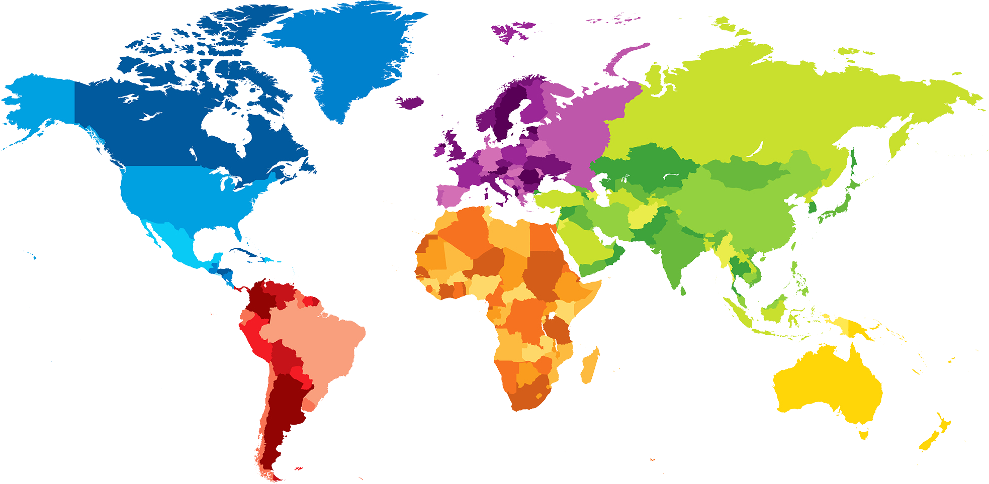 Mapa del mundo PNG