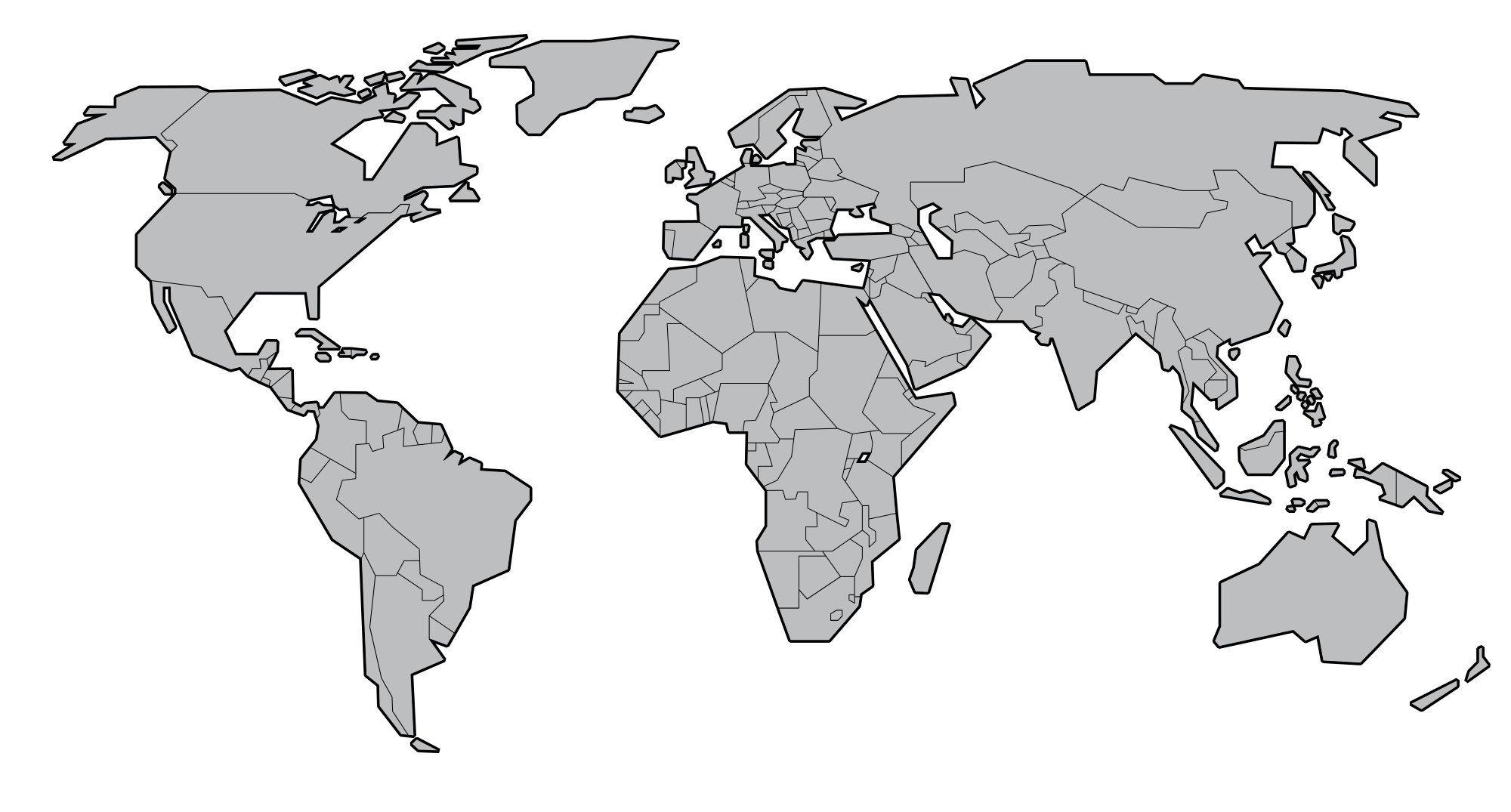 World Map PNG