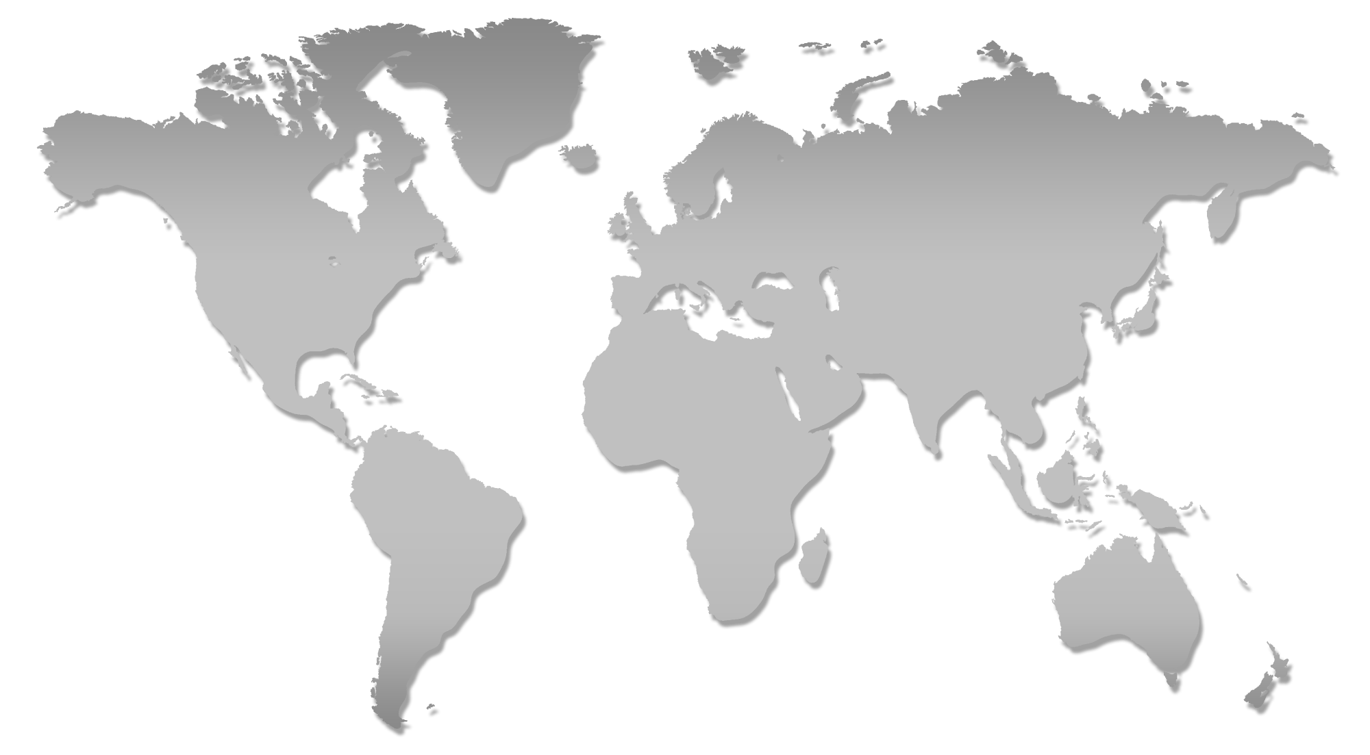 World Map With Borders Png Transparent