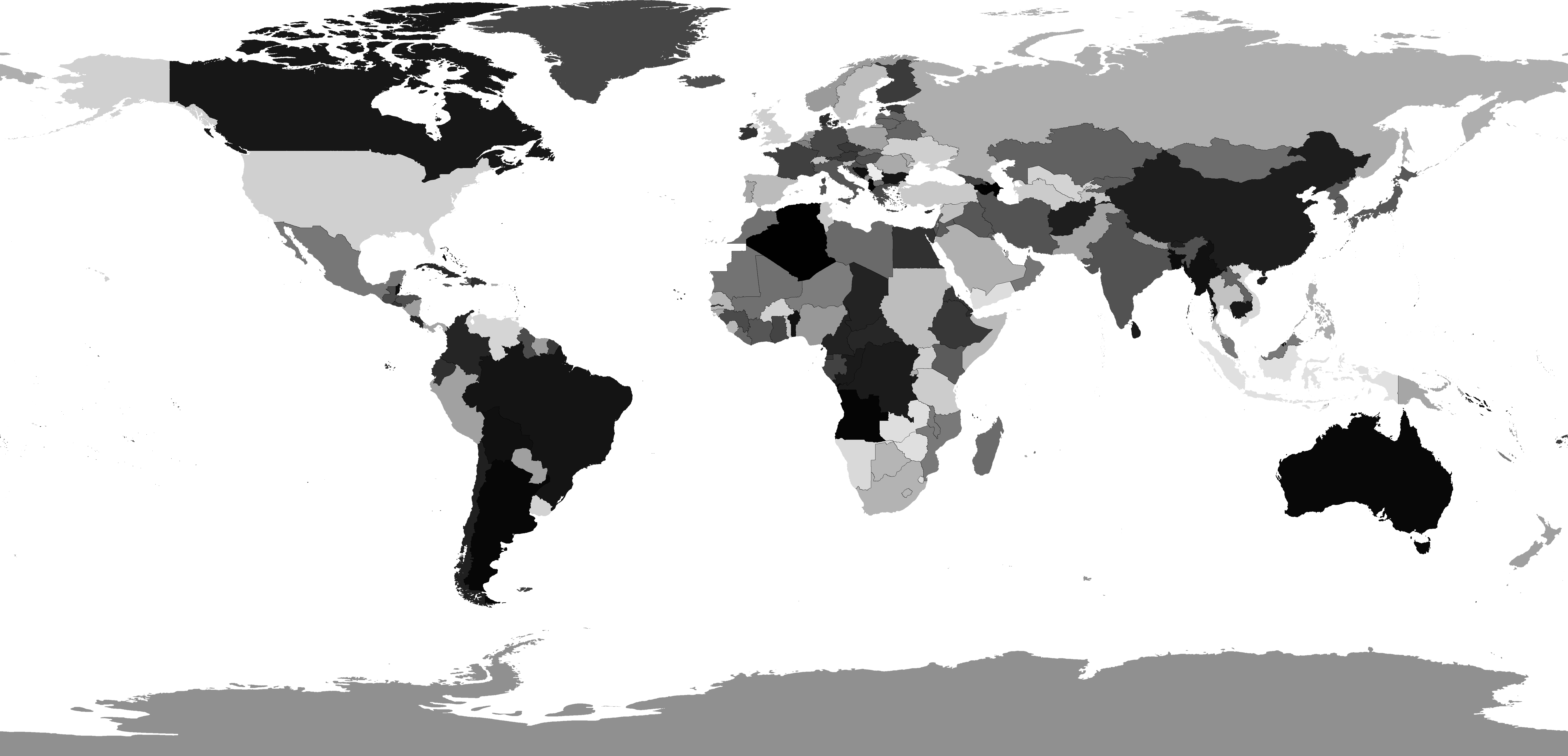 world map