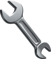 Wrench, spanner PNG image, free